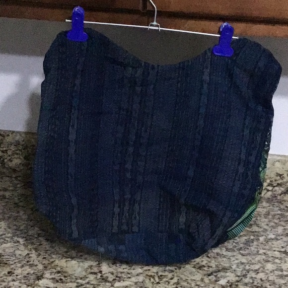 Original Blue Green, White Purse, Made in Honduras - Picture 2 of 3